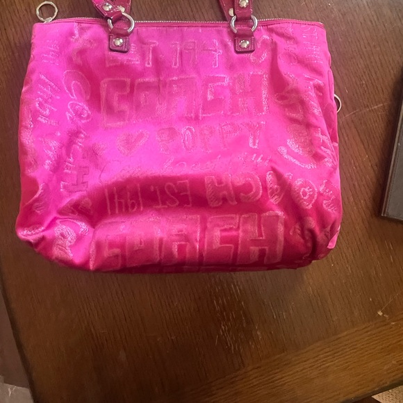 COACH Poppy Storypatch Tote Bag EUC - Picture 2 of 9